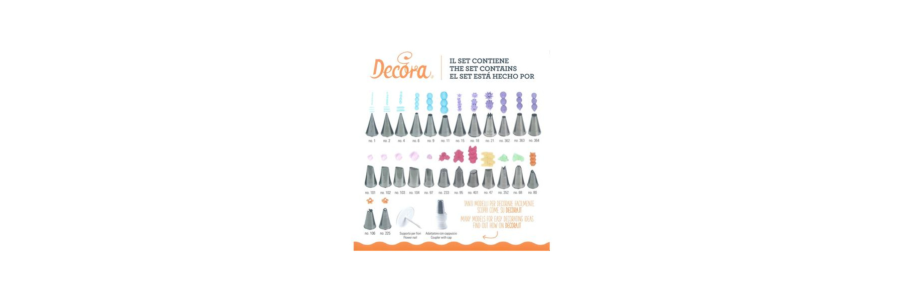 Scrapcooking Spritztülle Quadratisch & Geriffelt – Edelstahl-Tülle Für Torten- & Gebäck-Deko