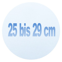 25 bis 29 cm