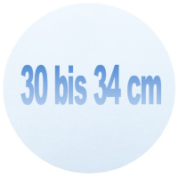 30 bis 34 cm