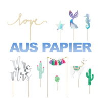 Stecker aus Papier/Karton