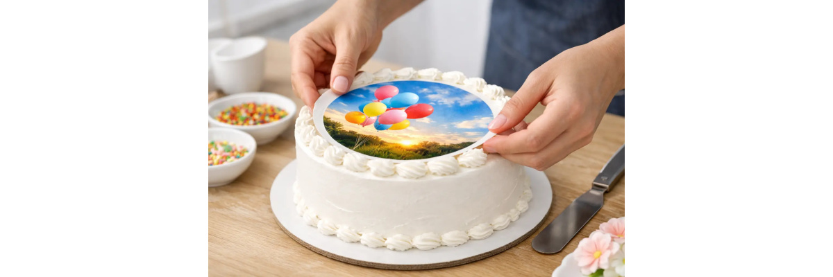 Tortenaufleger optimal auf Ihre Torte anbringen - Tortenaufleger optimal auf Ihre Torte anbringen
