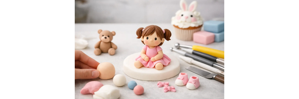 Fondant Figur modellieren - schrittweise erklärt - Fondant Figur modellieren - schrittweise erklärt