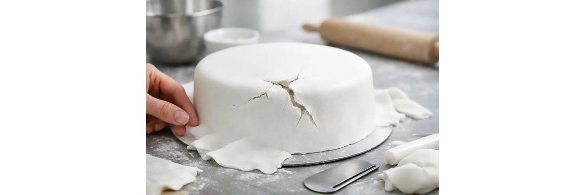 Warum reißt Fondant auf Torte? - Warum reißt Fondant auf Torte?