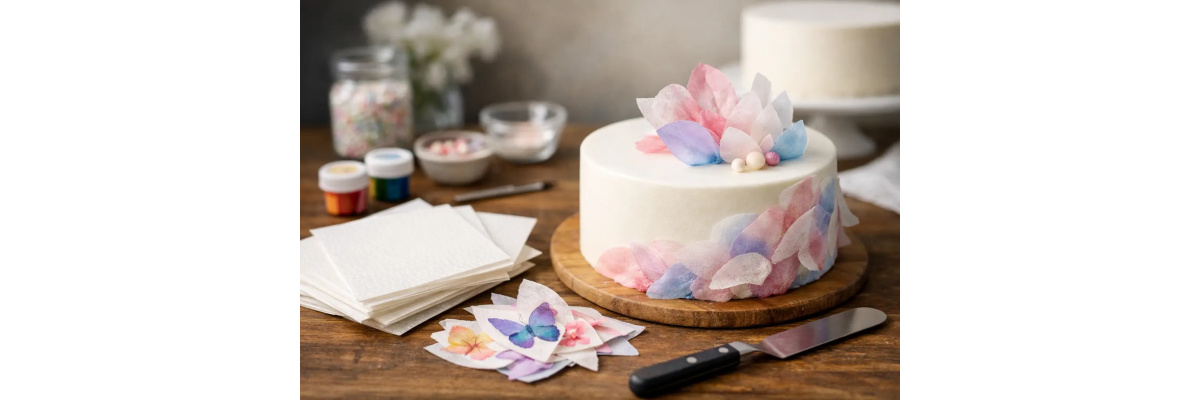 Waferpaper für Torten richtig einsetzen - Waffelpapier für Torten richtig einsetzen