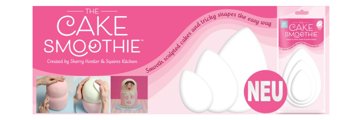 Cake Smoother von Squires Kitchen - Speziell für 3 D Torten  - Cake Smoother von Squires Kitchen für 3 D Torten - extra weich und flexibel