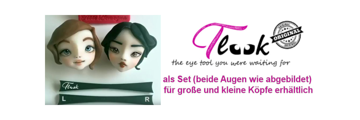 Tlook Augentool - es war noch nie so einfach Augen zu machen ....  - Tlook 3D Augentool von Zuckerkünstlerin  Tissi Benvegna aus Italien 
