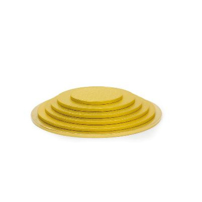 Cake Board rund Gold 36 cm x 1,2 cm Decora
