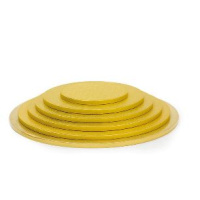 Cake Board rund Gold 36 cm x 1,2 cm Decora