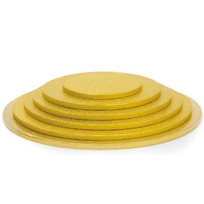 Cake Board rund Gold 20 cm x 1,2 cm Decora