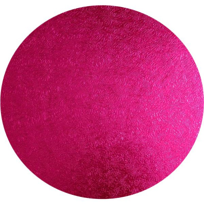 Cake Board rund pink 30 cm x 1,2 cm Decora fuchsia