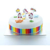 Minions - Fluffy Unicorn Geburtstags Kerzen - das s&uuml;&szlig;e EInhorn aus Ich einfach unverbesserlich 2 von Culpitt