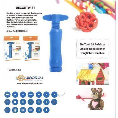 Decortwist von Decora Set mit 20 Aufsätzen