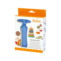 Decortwist - Exxtrudor von Decora Set mit 20 Aufsätzen - spülmaschinengeeignet