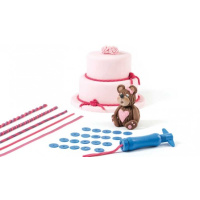Decortwist - Exxtrudor von Decora Set mit 20 Aufsätzen - spülmaschinengeeignet