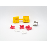 Hortensie dekofee Prägeset mit Ausstecher Hortensie