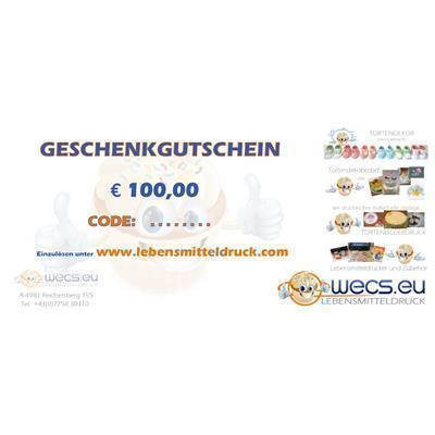 Geschenkgutschein im Wert von 100,00 Euro