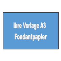 Lebensmittelausdruck/Tortendruck/Fotodruck  auf Esspapier A3