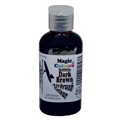 Magic Colours Airbrush Farbe Dark Brown DUNKEL BRAUN  55 ml 100 % essbar
