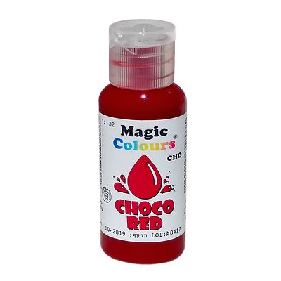 Magic Colours Chocolate Red - ROT  32 g Schokoladen Gel Lebensmittelfarbe