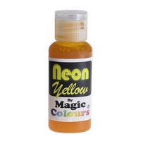 Magic Colours NEON Yellow - NEON GELB  32 g Pastenfarbe - E 171 frei