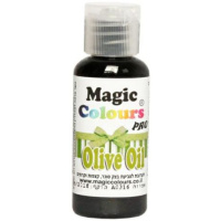 Magic Colours PRO Oil Olive -   OLIVE GR&Uuml;N  32 g Gelfarbe - E171 frei
