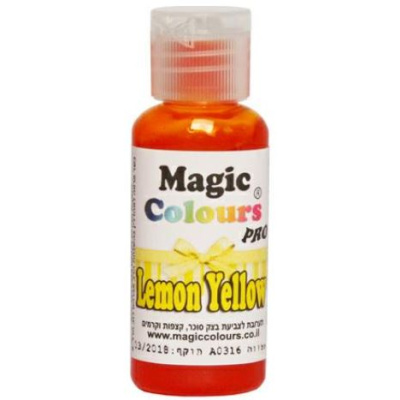 Magic Colours PRO Lemon Yellow - ZITRONE GELB  32 g Gelfarbe - E171 frei