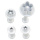 Blumen Ausstecher Plunger Cutter Blossom 4 teilig