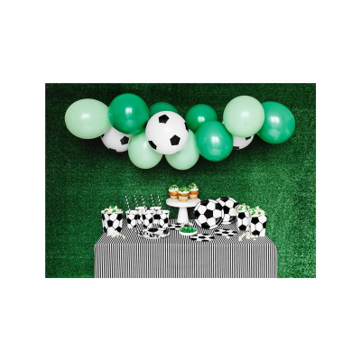 Fu&szlig;ball Party Set - Box of Decorations Football mix 60 teilig in der Deko Box