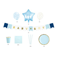 Baby Junge Party Set - Baby Shower Its a Boy - Party Deko...