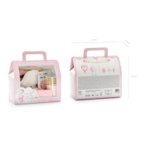 Baby M&auml;dchen Party Set - Baby Shower Its a Girl - Party Deko Set 49  teilig in der Deko Geschenk Tasche