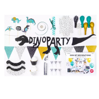 Dinosaurier Party Set - Box of Decorations Dinosaur - 39...