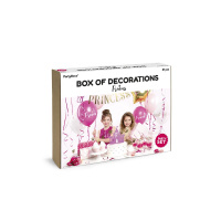 Prinzessinen Party Set - Box of Decorations Princess 31 teilig in der Deko Box