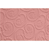 Paisley Muster Pr&auml;gerolle Embossing Rolliing Pinn Small Paisley von fmm