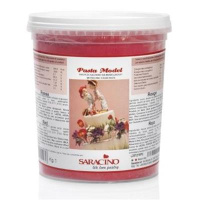 Saracino Pasta Model 1 kg ROT Red Rosso  Modellliermasse