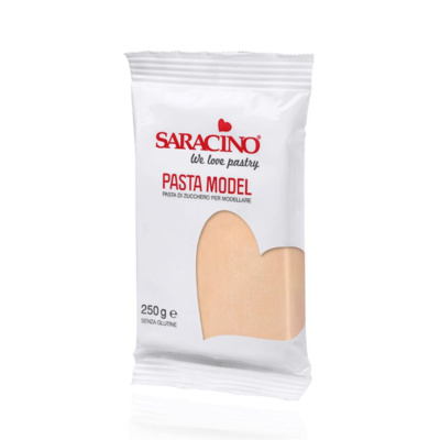 Saracino Pasta Model 250 g HAUTFARBE Rosebeige Skintone  Modellliermasse