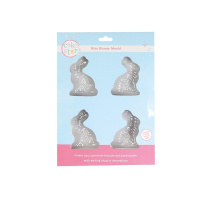 Hase Mini Bunny Mould 1 Schokolade Form mit 4...