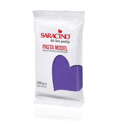 Saracino Pasta Model 250 g LILA Lilla Lilac Modelliermasse