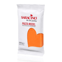 Saracino Pasta Model 250 g ORANGE Arancione Modellliermasse
