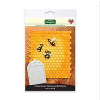 Honigwabe und Bienen Mould - Continous Honeycomb and Bees...