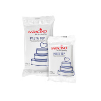 Saracino Pasta Top 1 kg WEISS Bianco White Rollfondant - AZO frei, Gluten frei, Kosher, Laktose frei, Palmöl frei