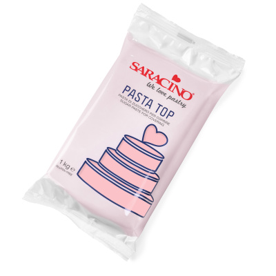 Saracino Pasta Top Rosa Pink  500 g  Einschlagmasse  Rollfondant Pink Baby