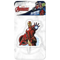 Kerze Ironman  2D, 7,5  cm Geburtstag Avengers Marvel