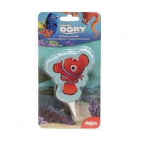 Kerze Dory oder Nemo 2D, 7,5  cm Findet Dory