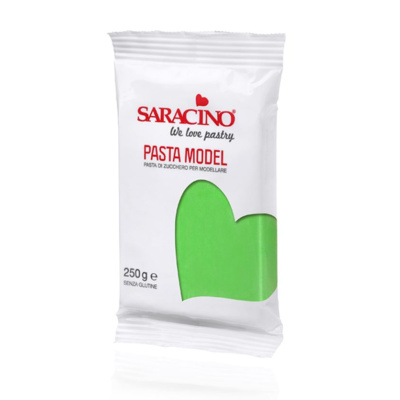 Saracino Pasta Model 250 g HELLGR&Uuml;N Verde Chiaro Lightgreen Modellliermasse