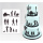 Patchwork Cutter und Embosser Family Silhouette Set - Familie