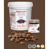 konzentrierte Aromapaste Supreme Kaffee - Caffe  zum Aromatisieren und Backen von Saracino 200 g im Glas