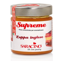 konzentrierte Aromapaste Supreme Zuppa Inlese (mit dem typischen Alchermes Lik&ouml;r Geschmack) zum Aromatisieren und Backen von Saracino 200 g im Glas
