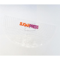 Sugar Press Half Circle Board + Spray im Set - Halbkreis mit runden Markierungen, Linien und f&uuml;r Cupcakes  by Crafty Design