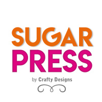 Sugar Press Rectangel  Board + Spray im Set - Rechteck mit Linien und Markierung  f&uuml;r Cupcakes  by Crafty Design