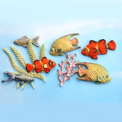 Unter Wasser - Fische, Seetang, Korallen Mould Designmatte Katy Sue Design